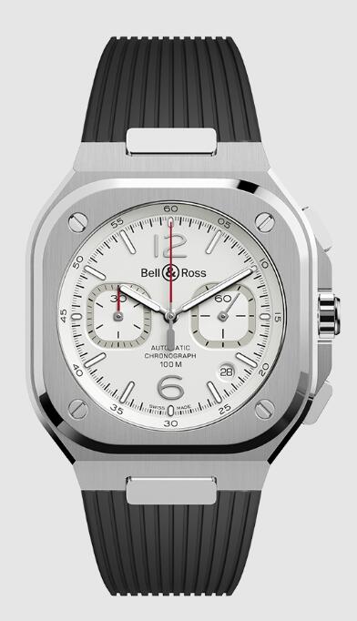 Bell & Ross BR 05 CHRONO WHITE HAWK BR05C-SI-ST/SRB Replica watch